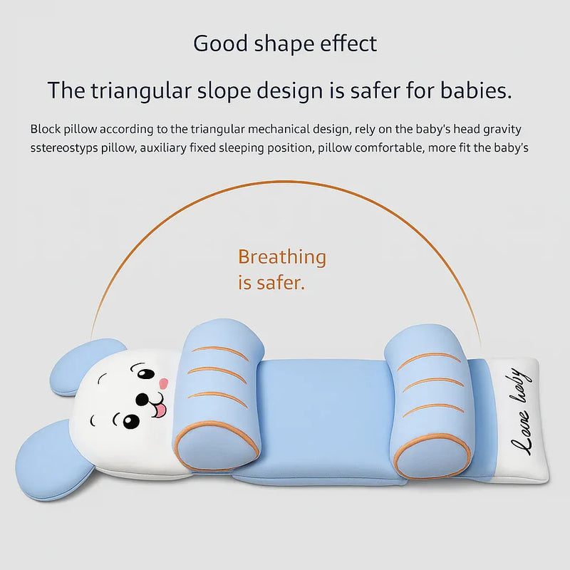 Baby Shaping Head Support Pillow - Assorted Colour